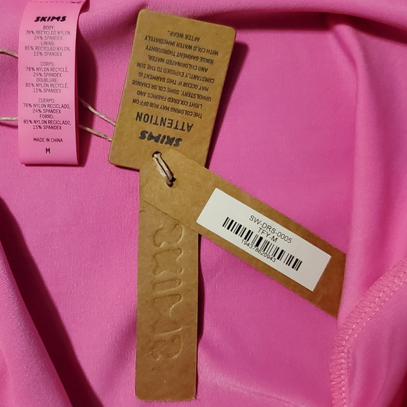 Skims Swim Tank Dress - Taffy Pink - Picture 6 of 9